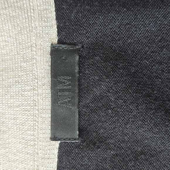 ATM Anthony Thomas Melillo Silk, Wool, And Cashmere Blend Colorblock Cardigan - Picture 7 of 10